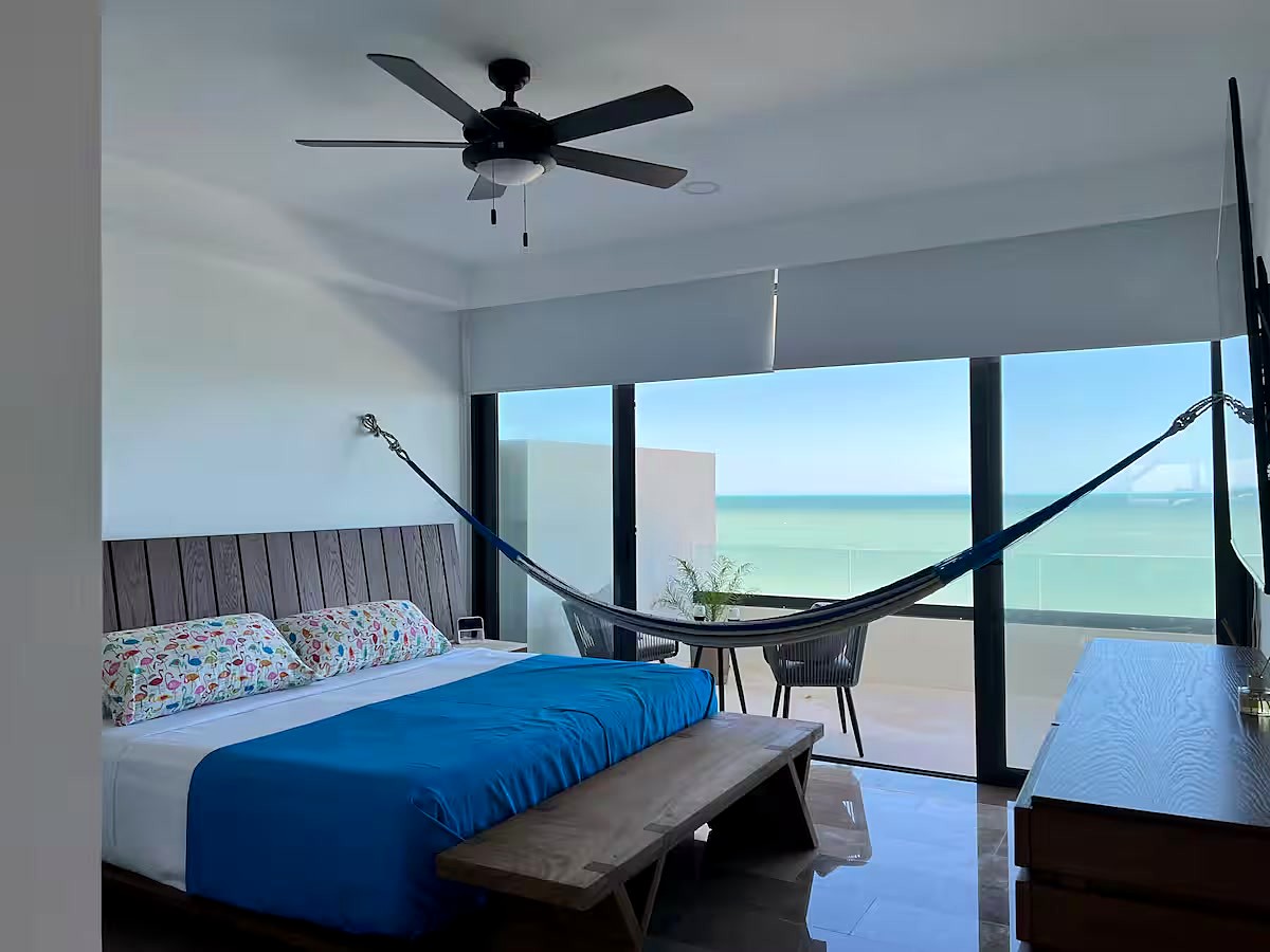Recámara del penthouse Coral
